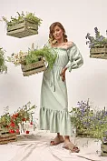 Женское платье Stimma Артедия, цвет - светло-оливковый