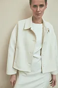 Женское пальто-жакет Stimma Эверт, цвет - кремовый