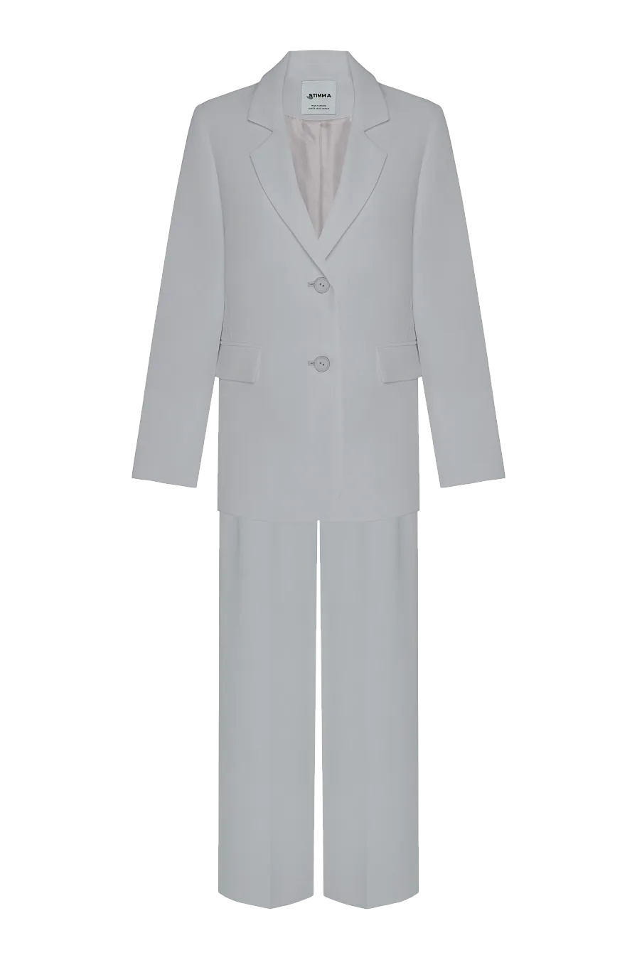 Женский костюм Stimma Ремиль, цвет - светло серый