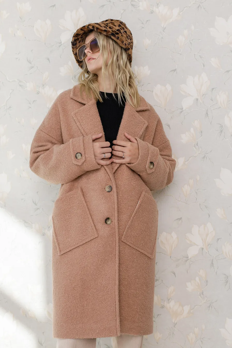 Жіноче пальто Stimma Полін, колір - світла карамель
