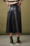 Жіноча шкіряна спідниця Stimma Ніоль, колір - чорний