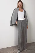 Жіночі штани Stimma Адет, колір - Сірий полоска
