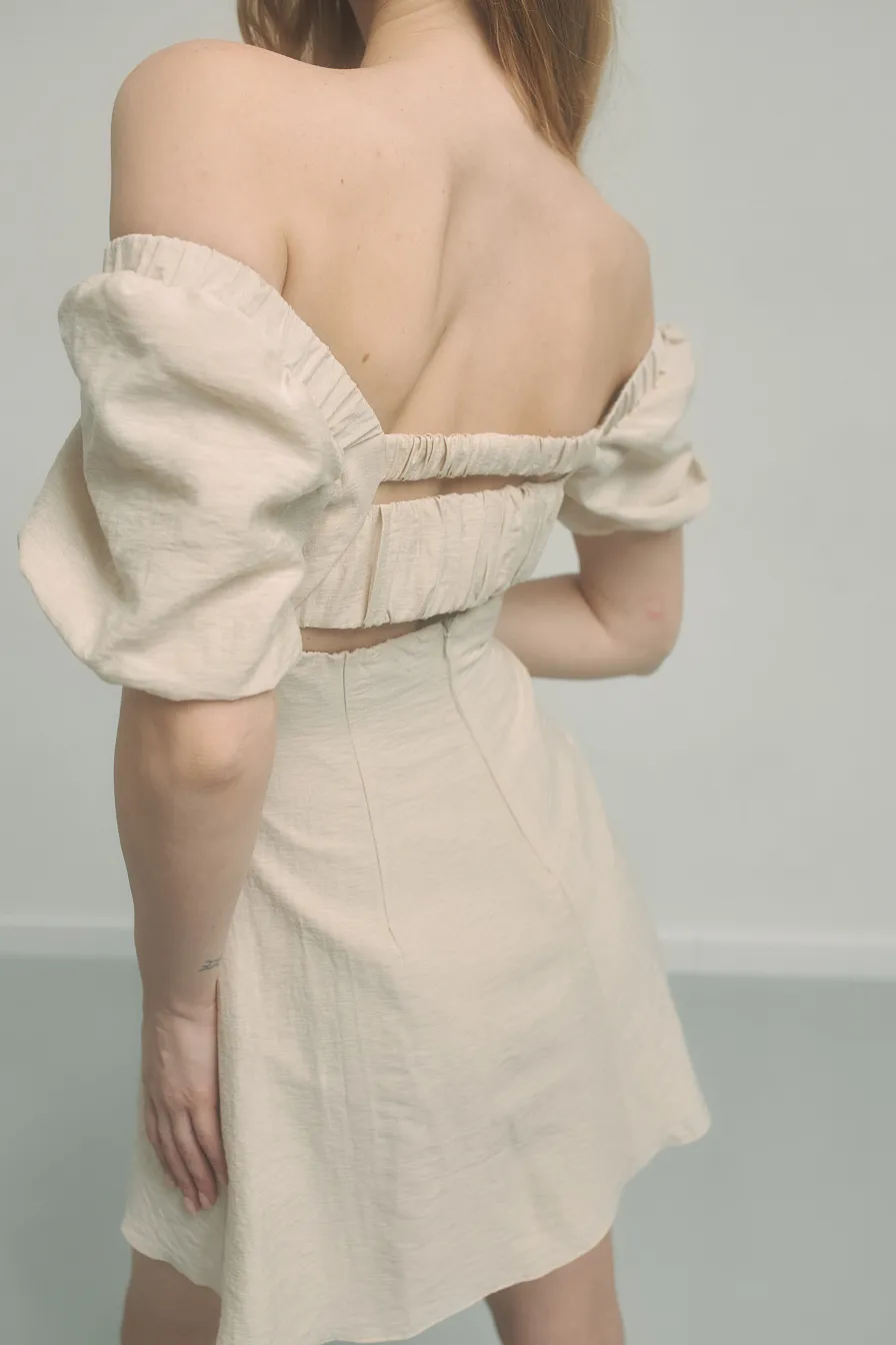 Женское платье Stimma Паулейн, цвет - бежевый