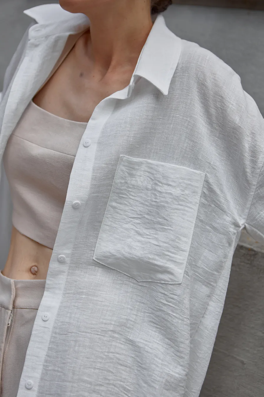 Жіноча сорочка Stimma Ванда, колір - молочний