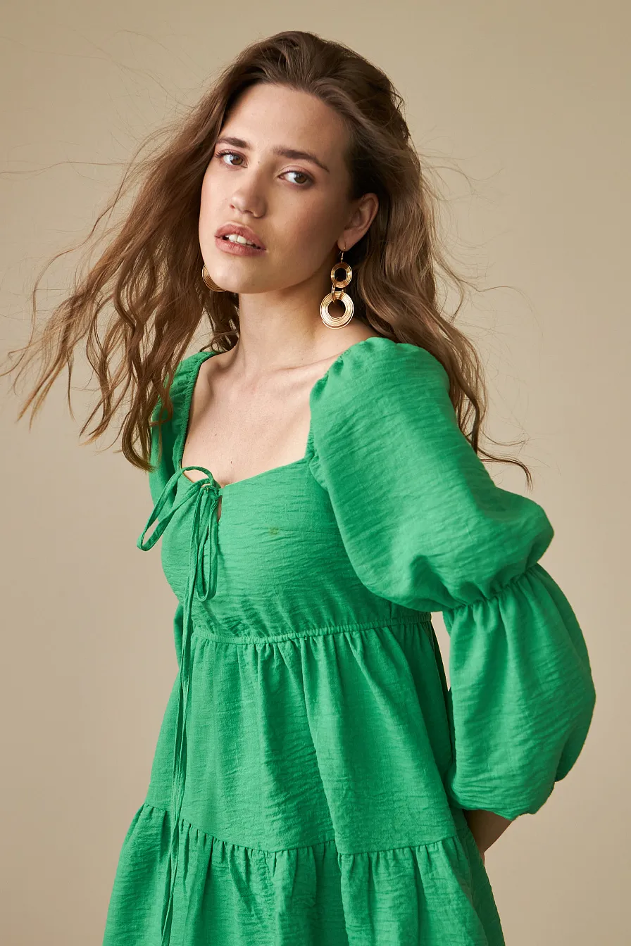 Женское платье Stimma Марисель, цвет - ярко-зеленый