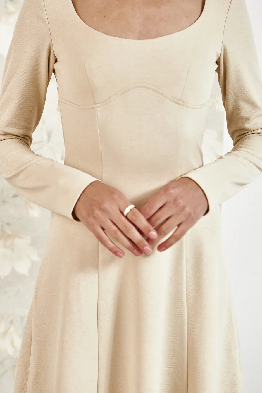 Женское платье Stimma Арсения, цвет - бежевый
