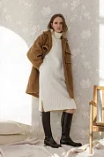 Женское пальто Stimma Лорен, цвет - мокко