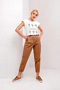 Жіночі штани Stimma Лоран, колір - капучино