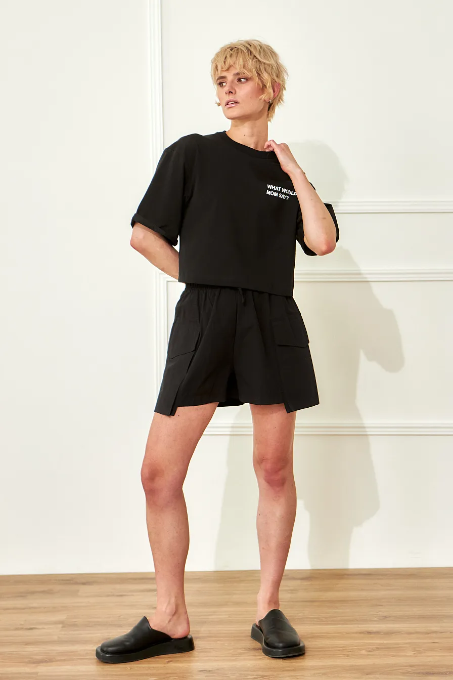 Жіночі шорти Stimma Мерті, колір - чорний