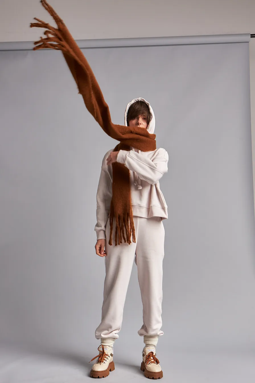 Жіночий спортивний костюм Stimma Анісія, колір - сіро-білий