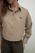 Женская рубашка Stimma Берит, цвет - бежевый