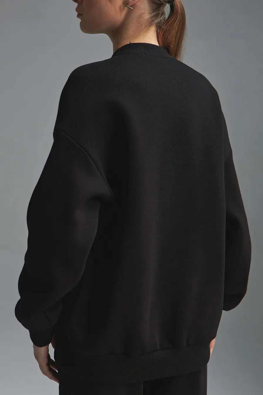 Женский свитшот Stimma Дайси, цвет - черный