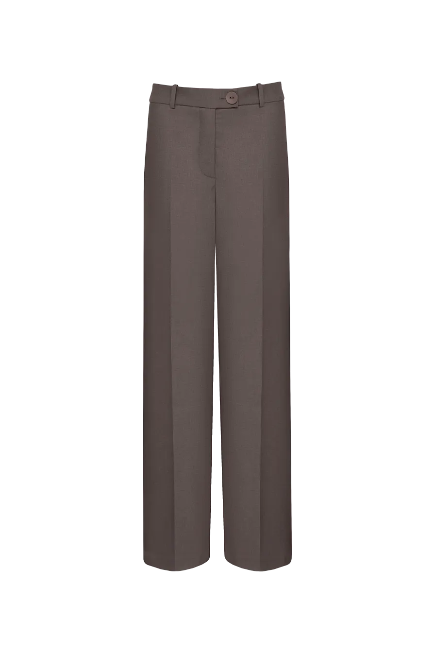 Жіночі штани Stimma Алібей, колір - Темне капучіно
