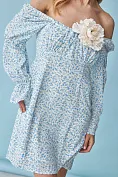 Женское платье Stimma Фарзания, цвет - Бело-голубая