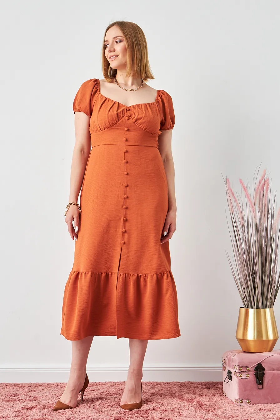 Женское платье Stimma Остин, цвет - кирпичный