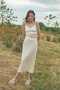 Жіночий топ Stimma Міліан, колір - молочний