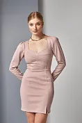 Женское платье Stimma Эшлин, цвет - пудровый