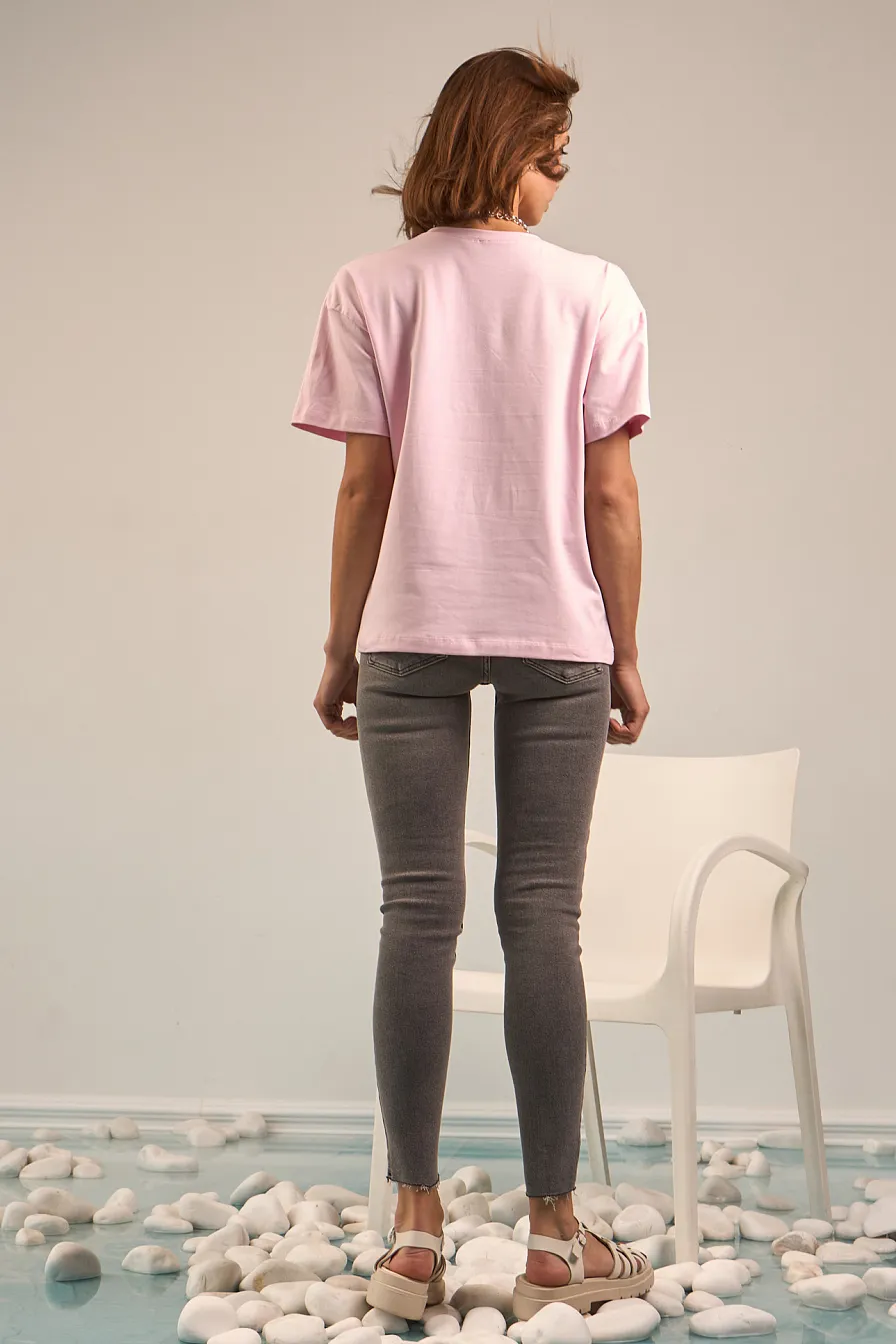 Женская футболка Stimma Аврания, цвет - нежно розовый