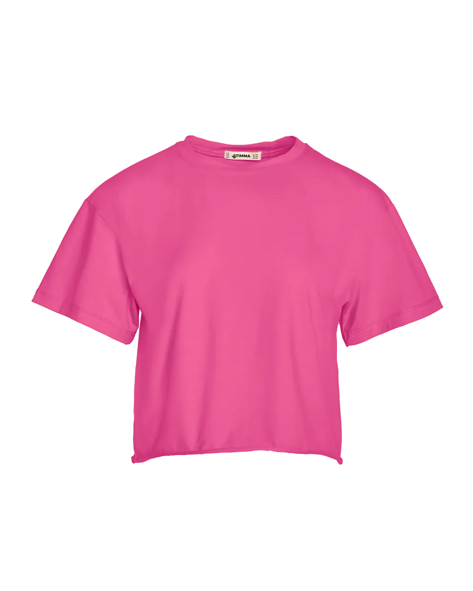Жіноча футболка Stimma Луїз, колір - рожевий