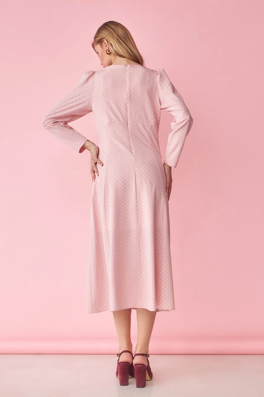Жіноча сукня Stimma Гарбія , колір - Ніжно-рожевий горох