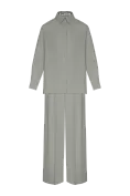 Женский костюм Stimma Ленард, цвет - серо-оливковый