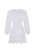 Женское платье Stimma Корнела, цвет - Белый точка