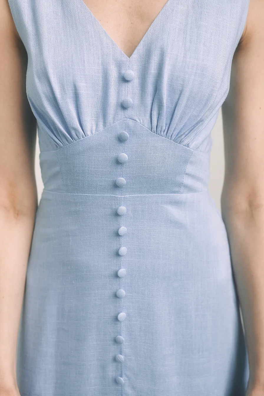 Женское платье Stimma Элида, цвет - голубой
