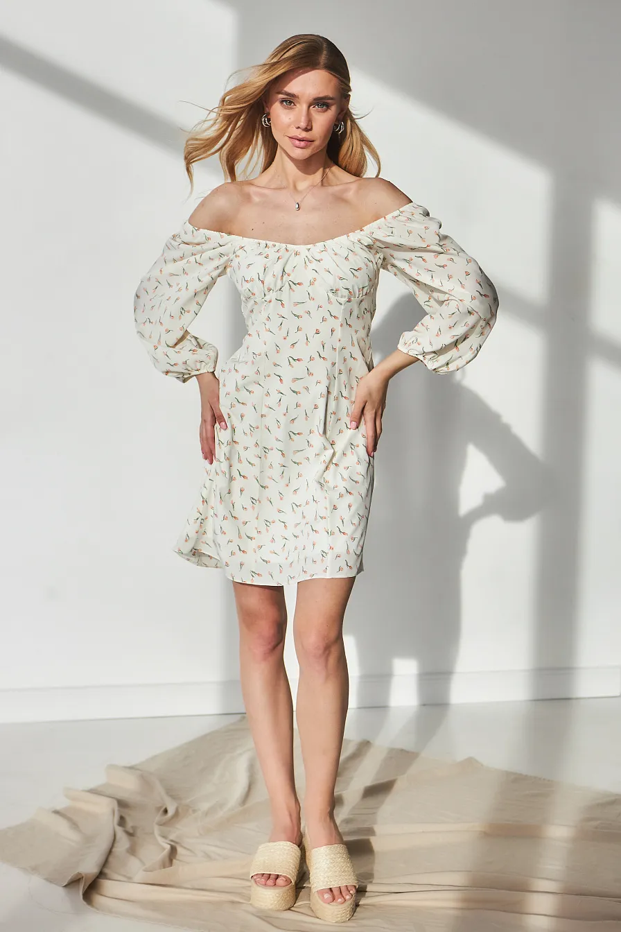 Женское платье Stimma Ирвин, цвет - Кремовый тюльпан