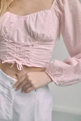 Женская блузка Stimma Марьям, цвет - Розовый точка