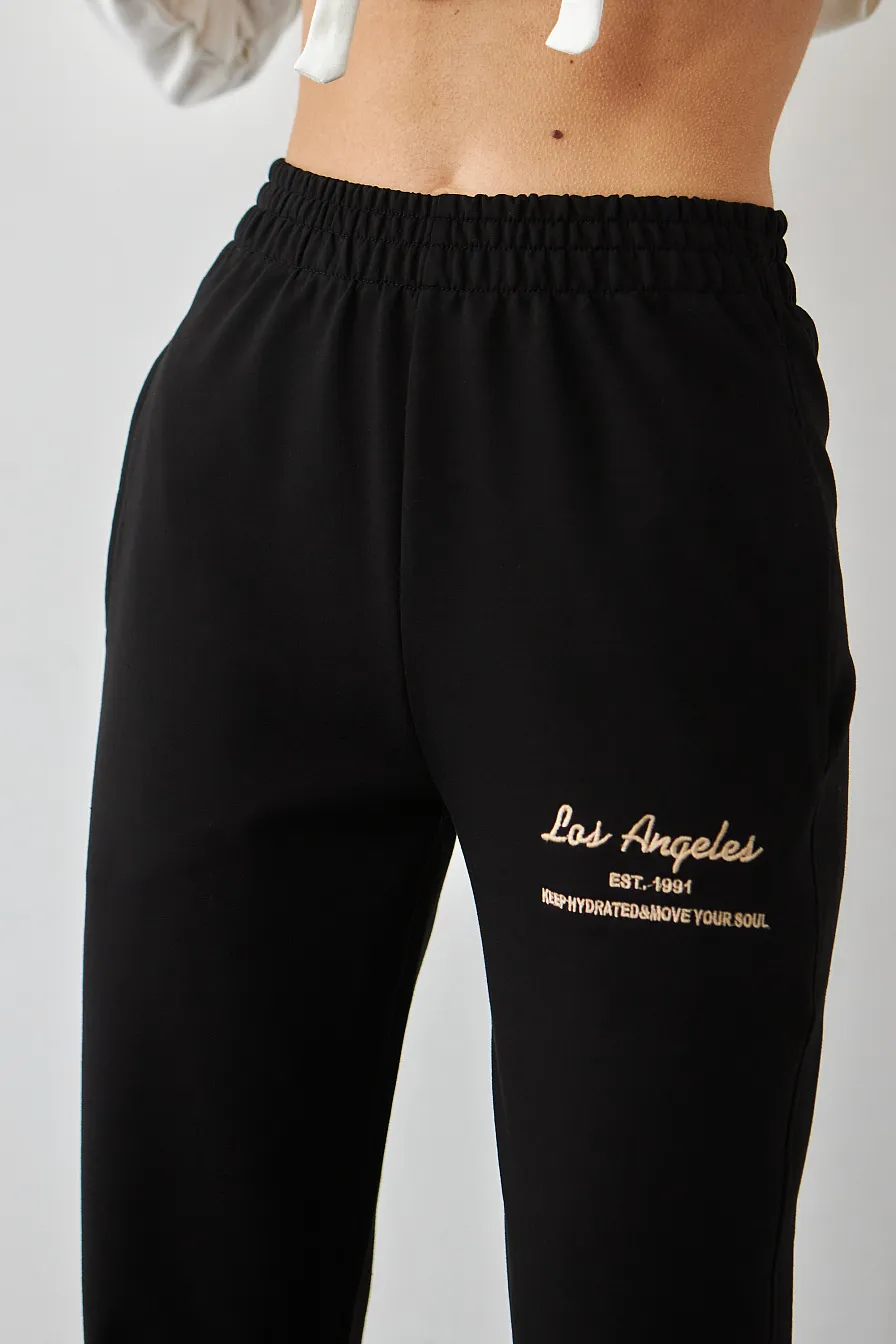 Жіночі спортивні штани Stimma Майтел, колір - чорний