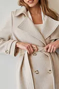Женское пальто Stimma Дабойя, цвет - серо-бежевый