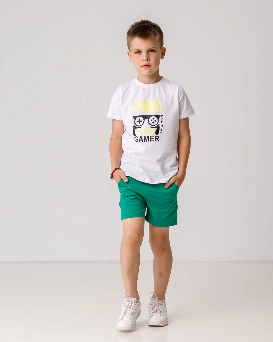 Детские шорты Stimma Аноплий, цвет - травяной