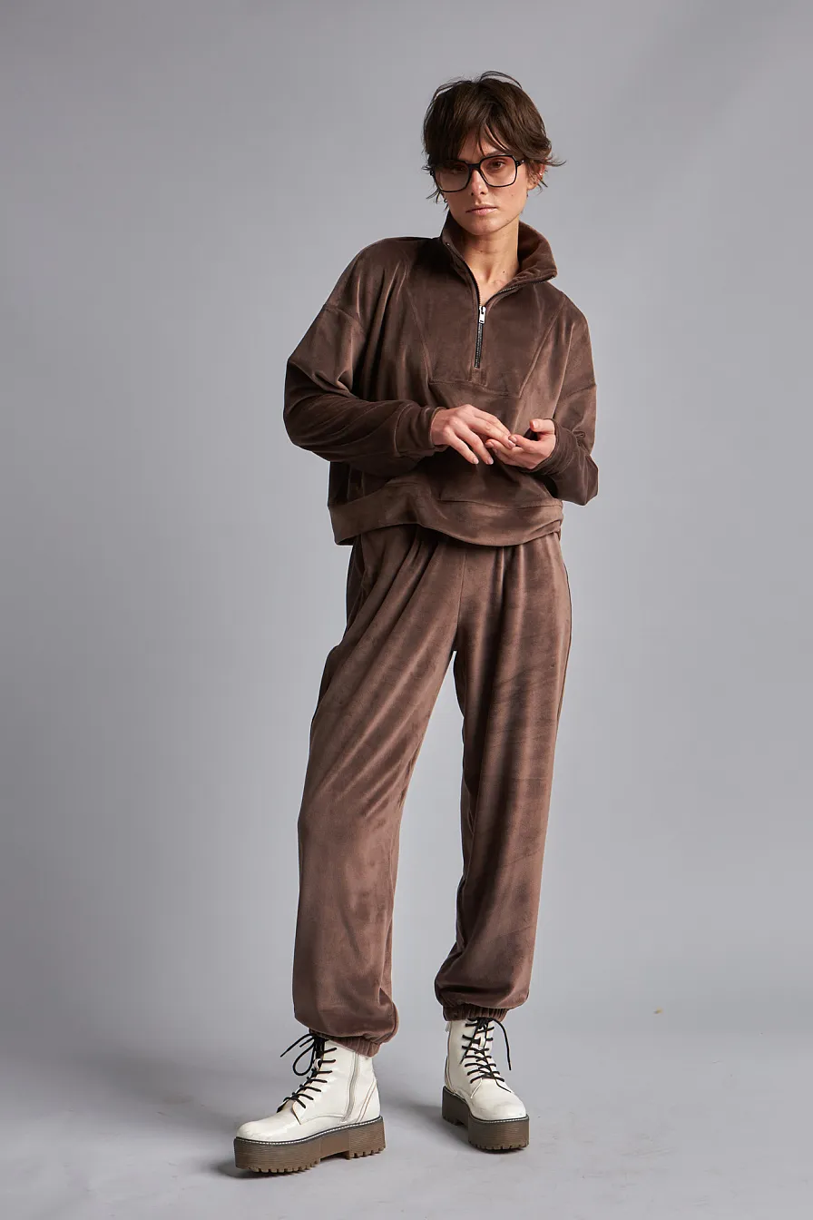 Жіночий костюм Stimma Сава, колір - горіховий
