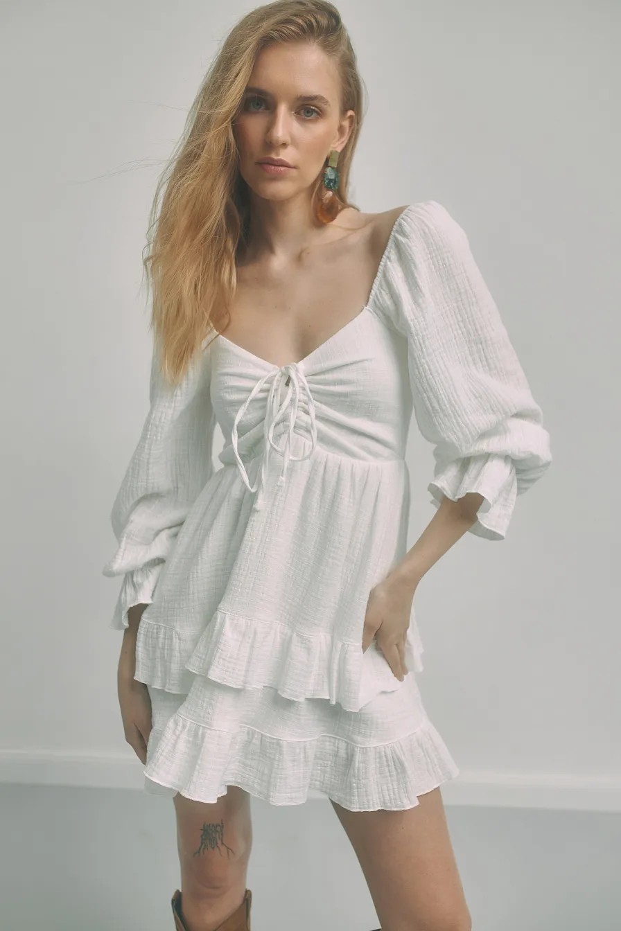 Женское платье Stimma Росалия, цвет - молочный