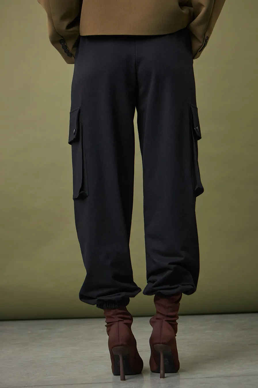 Жіночі джогери – карго Stimma Сігрід, колір - чорний