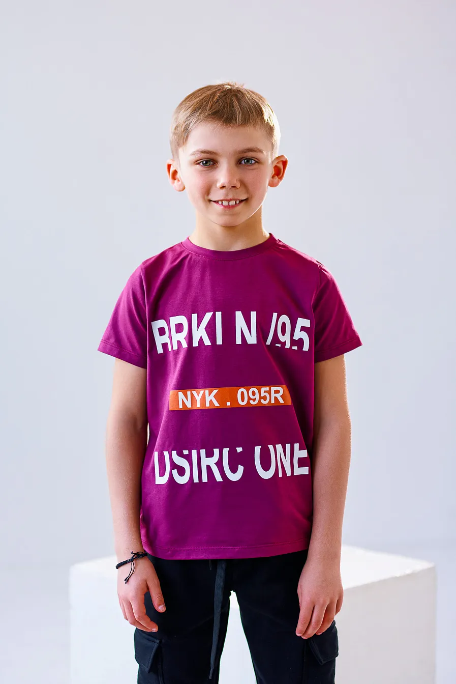 Детская футболка Stimma Хонда, цвет - сливовый