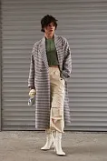 Женское пальто Stimma Каплана, цвет - Капучино лапка