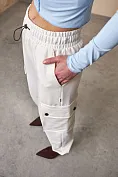 Жіночі джогери – карго Stimma Сігрід, колір - молочний
