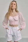 Женская блузка Stimma Марьям, цвет - Розовый точка