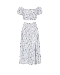 Жіночий комплект Stimma Мілетія, колір - Молочний/бузкова квітка