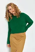 Жіночий джемпер Stimma Тілья, колір - зелений