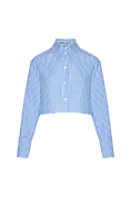 Женская рубашка Stimma Кристани, цвет - Синяя широкая полоска
