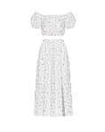 Жіночий комплект Stimma Мілетія, колір - Молочно/червоний букет