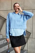Женский свитер Stimma Косана, цвет - голубой