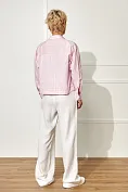Женская рубашка Stimma Октавия, цвет - Розовая полоска