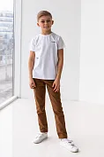 Дитячі штани Stimma Вілдан, колір - коричневий