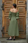 Жіноча сукня Stimma Вайлет, колір - хакі