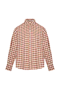 Женская рубашка Stimma Марен, цвет - Терракотовая клеточка