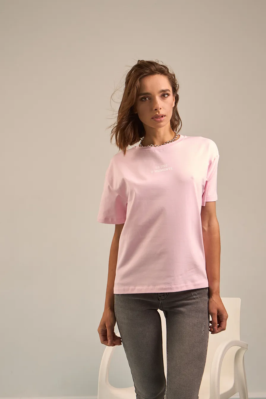 Женская футболка Stimma Аврания, цвет - нежно розовый