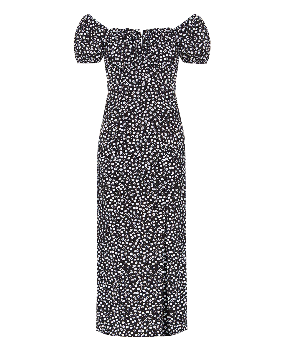 Женское платье Stimma Дейзин 2, цвет - Черный цветок